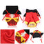Costumes Cartoon Cute Pet Dog Clothes Winter Christmas Soft Fleece Animal Duck Owl Tiger Dinosaur Cosplay Dog Hoodies Clothes
