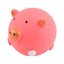 Small Dog Squeaky Toys Round Cartoon Animal Shape Indestructible Dog Teething Toys Reduces Buildup Without Brushing No Stuffing