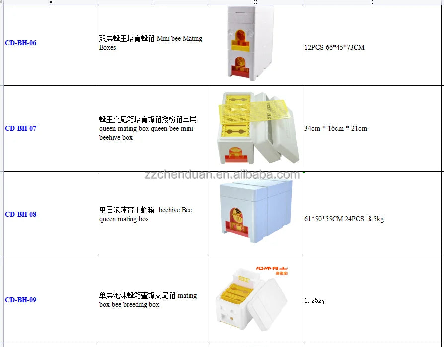 Beehive Langstroth Australian Polystyrene Beehive For beekeeping sale