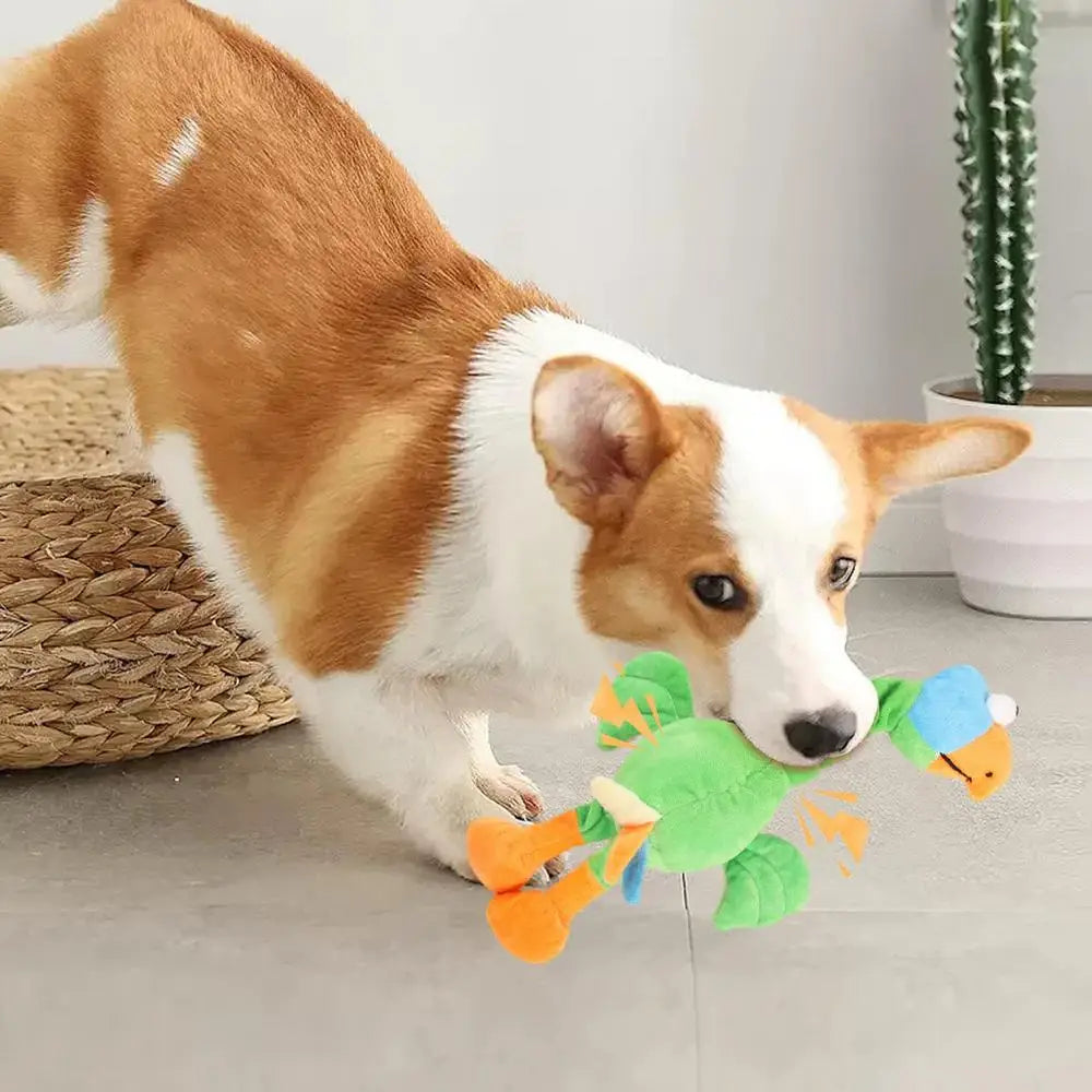 Interactive Play For Dogs Squeaky Dog Plush Toy With Built-in Sound Device Comfortable And Durable Puzzle Dog Stuffed Toys For