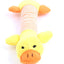 Funny Simulated Animal No Stuffing Dog Toy with Squeakers Durable Stuffingless Plush Squeaky Dog Chew Toy Crinkle Pet Squeak Toy