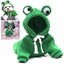 Funny Pet Clothes Cute Green Little Frog Dog And Cat Small Dog Autumn And Winter Sweatshirt Plush Outdoor Fashion Cotton Jacket
