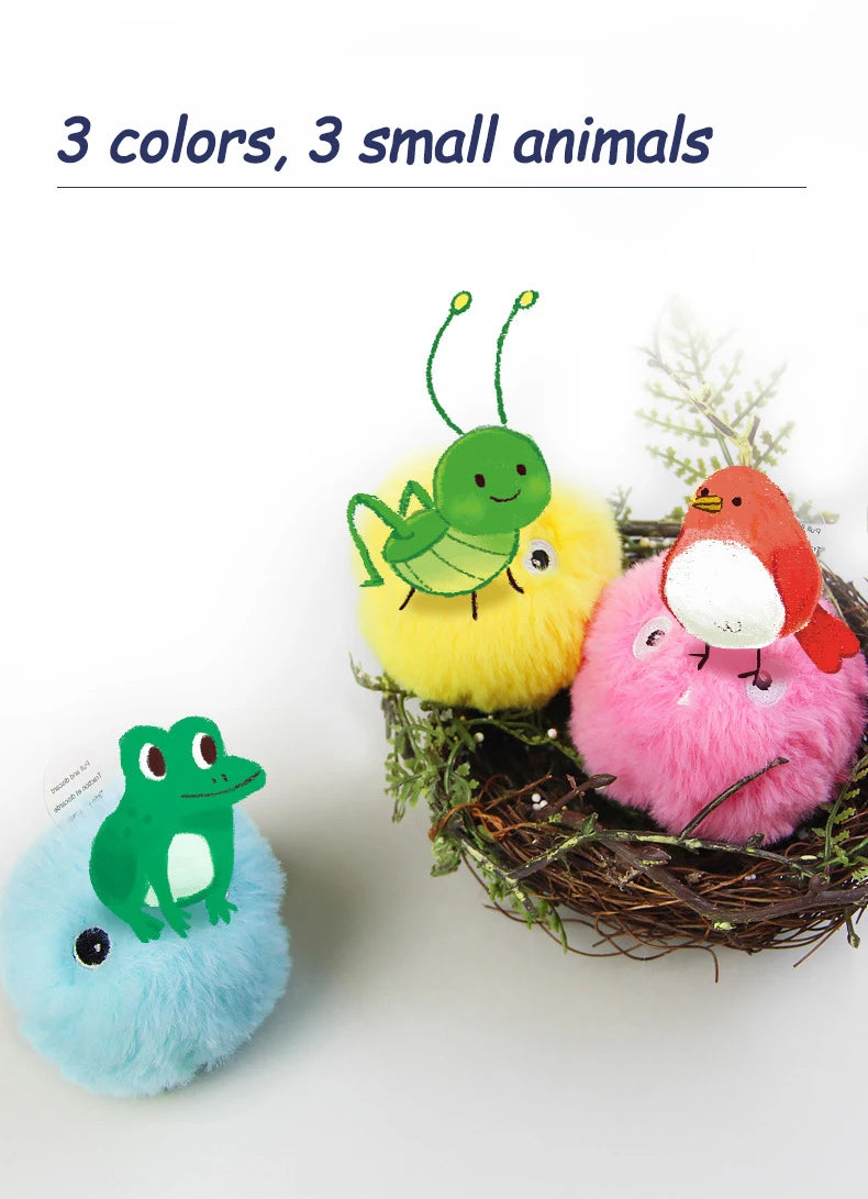 Smart Interactive Ball Cat Toys Automatic Bouncing Rolling Ball Cat Mint Ball Sound Grinding Bite Resistant Cat and Pet Products