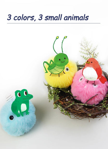 Smart Interactive Ball Cat Toys Automatic Bouncing Rolling Ball Cat Mint Ball Sound Grinding Bite Resistant Cat and Pet Products