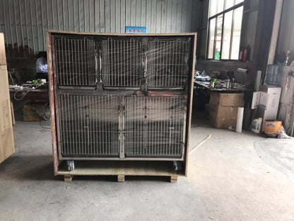 good price vet clinic veterinary Five parts of dog cat cage bank modular cage banks