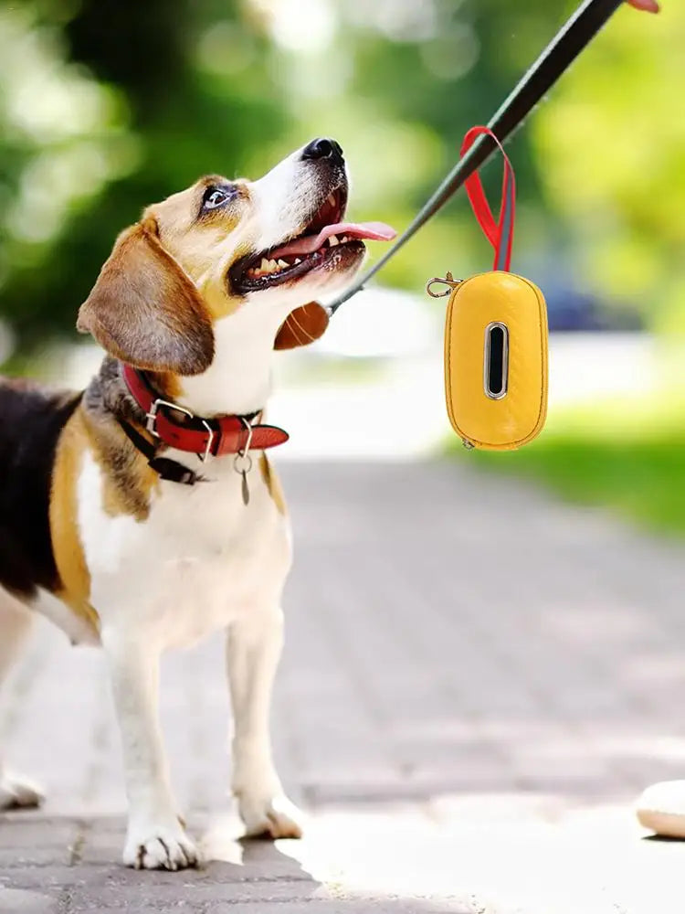 Dog Poop Bag Dispenser Portable Thicker Poop Bag Holder Durable Poop Bag Dispenser Carrying Strap Included for Walking Running