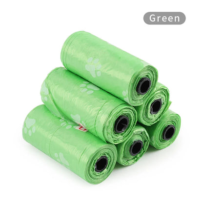 10 Roll Pet Dog Poop Bags Dispenser Collector Garbage Bag Puppy Dog Poop Scooper Bags for Dogs Cat Outdoor Cleaning Pet Supplies