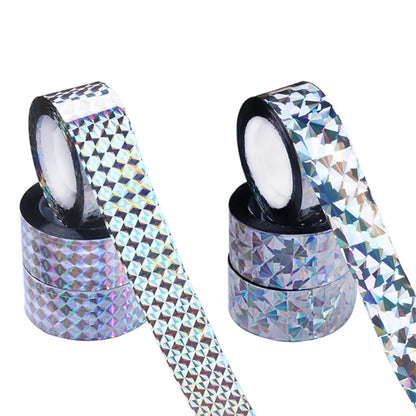 80M 50M Anti Bird Tape Flashing Reflective Bird Repellent Scare Tape Pigeons Crow Keep Away Double-sided Bird Repeller Ribbon