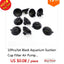 Black  Aquarium Suction Cup Air Tube Holder Sucker for Fish Tank Pump Oxygen Air Tube Fixing Clip  Aquarium Accessories 5pcs