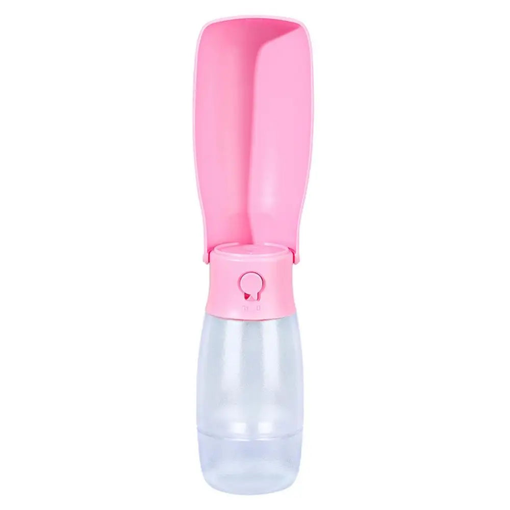 Dog Travel Water Bottle Puppy Water Bowl with Food Container Water Dispenser Foldable Pet Water Bottle Dog Water Bowl Portable