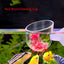 Acrylic Aquarium Feeder Hanging Fish Tank Mini Crystal Pot Polka Water Potted Planting Cylinder Cup Aquarium Decor Accessories