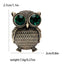 Rhinestone Owl Brooch for Women Unisex Glass Animal Pin Bird Lapel Pins Banquet Party Backpack Gifts Jewelry Accessories
