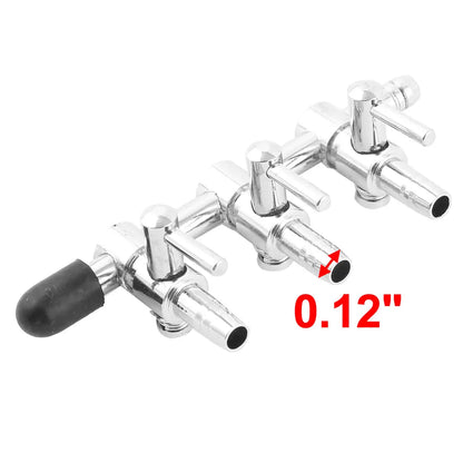 UXCELL 1/2/3 Way Air Splitter Valve Fish Tank Oxygen Pump Connector Flow Distributor Aquarium Pump Tap Control Tools Accessories