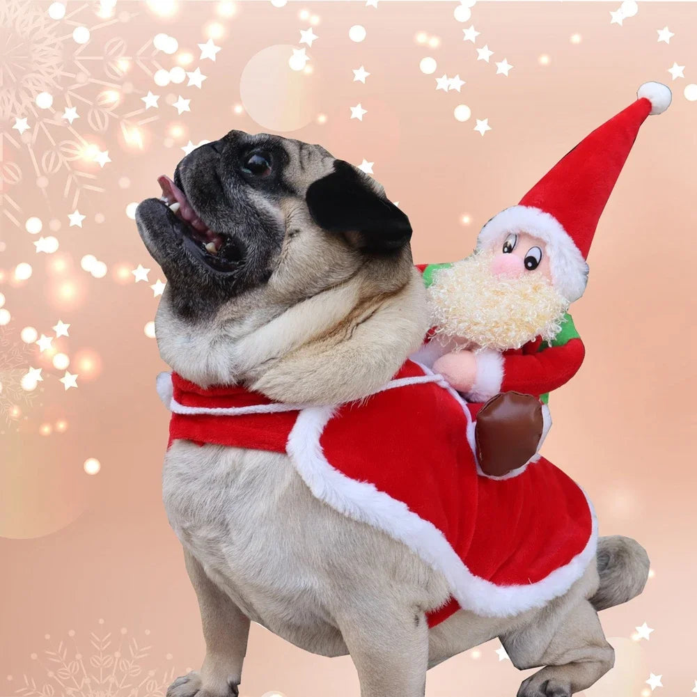 Halloween Dog Clothes Funny Pet Dogs Cosplay Costumes Set Christmas Dog Costume Comical Outfits for Pet Cat Puppy Party Clothing