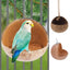 Coconut Bird Nest Bird Hideaway Parakeet Nest Bird House Hut Cage Coconut Shell Bird Nest Parakeet Nesting Box Parrot Home