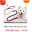 130cm Long Adjustable Large Dog Pets Leash Double Colors Canvas Double Row Nylon Dog Collar For Medium Large Dogs Pet Supplies