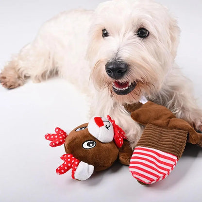 Stuffless Squeaky Dog Toys Interactive Plush Puppy Chew Toys With Squeakers Crinkle Interactive Toy No Stuffing With Squeakers