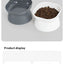 Dual-purpose Cat/Dog Food Bowl, Elevated Anti-Vomiting Cat Feeder Whisker Stress-Free Dog Plastic Cat Feeding Bowls