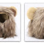 Lion Cattle Pattern Dog Costume Hat for Cat New Year Party Birthday Costume Pet Dogs Products Keep Warm Winter Puppy Accessories