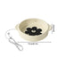 Heated Pet Water Bowl Outdoor Pet Heated Waterer 15W Thermostatic Control Ceramic Travel-Friendly Anti-slip Heated Pet Bowl