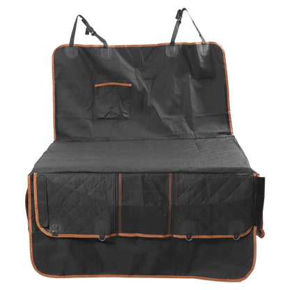 UXCELL Dog Car Back Seat Cover Casual Solid Dog Mats Cover Waterproof Dog Hammock for Car SUV Trunk Mat with Side Flaps