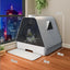 Hot Sale Easy Cleaning Closed Activated Carbon Deodorizing Semi-automatic Cat Litter Box