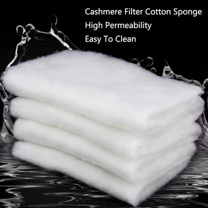 High Quality Cashmere Biochemical Aquarium Cotton Sponge Fish Tank Filtration Foam Spongs Aquarium Water Filter Cotton Pad Mat