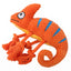 Dog Plush Toy Spot Plush Stuffed Molars Bite-resistant Squeaking Sound Chameleon Pet Dog Toys Fleece Squeak Toys
