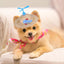 Hats for Cats Cute Woven Caps with Propeller for Dogs Puppy Sun Bucket Caps Small Dog Sombrero Hat Mexican Party Photo Prop