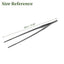 UXCELL Stainless Steel Curved Feeding Tweezers Aquarium Clip Pet Feeding Tools Long Tongs Reptile Forceps Fish Tank 38cm