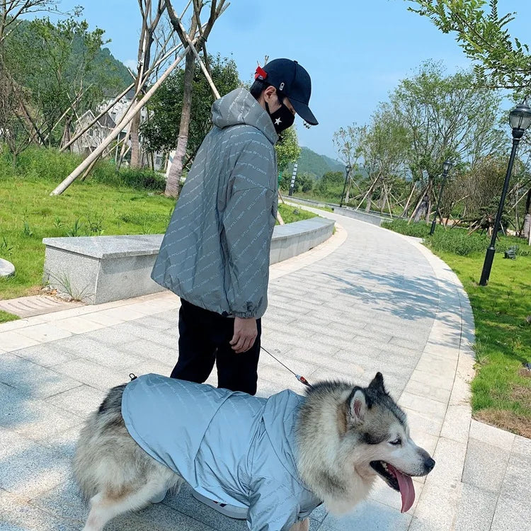 Pet Clothes  Pets Acessorios  Dog Clothing  Dog Costume Parent-child Wear Spring and Autumn One Color Eight Sizes
