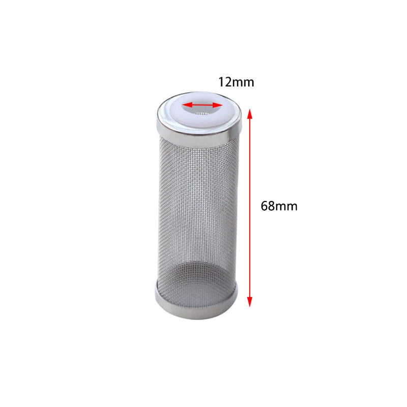 Stainless Aquarium Steel Filter Inlet Sleeve Mesh Shrimp Nets Special Shrimp Cylinder Filter Inflow Inlet Protect Accessories