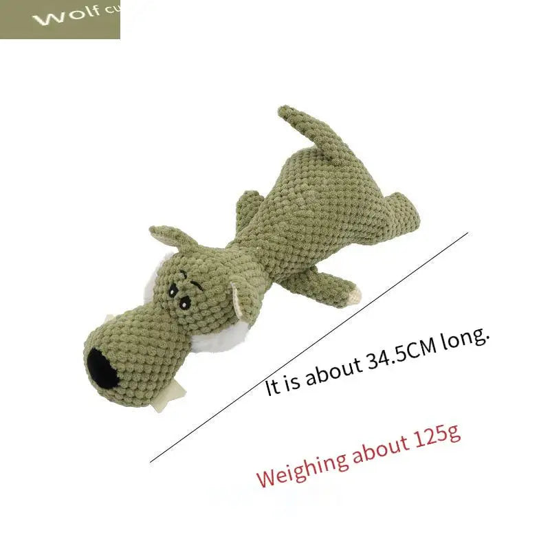 Cross-border pet supplies corn velvet elephant lion dog sound toy self-hi grinding teeth cleaning