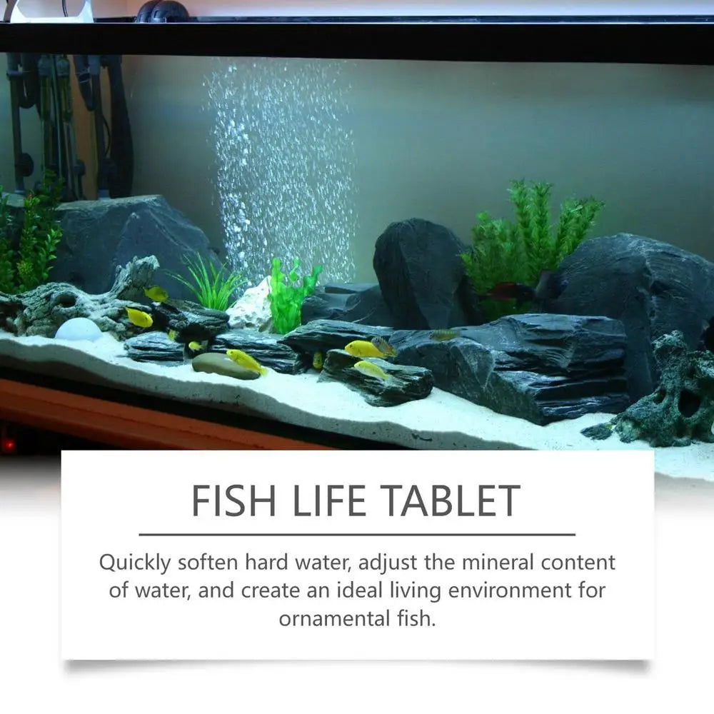 Fish Tank Salt Aquarium Salt Freshwater Tablets Aquarium Fish Tank Marine Salt Freshwater Aquarium Salt Saltwater Flakes
