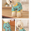 Dinosaurs Dog Pajamas for Small Dogs, Soft One Piece Jumpsuit Lightweight Halloween Puppy Onesie Pet Clothes Doggie Bodysuit