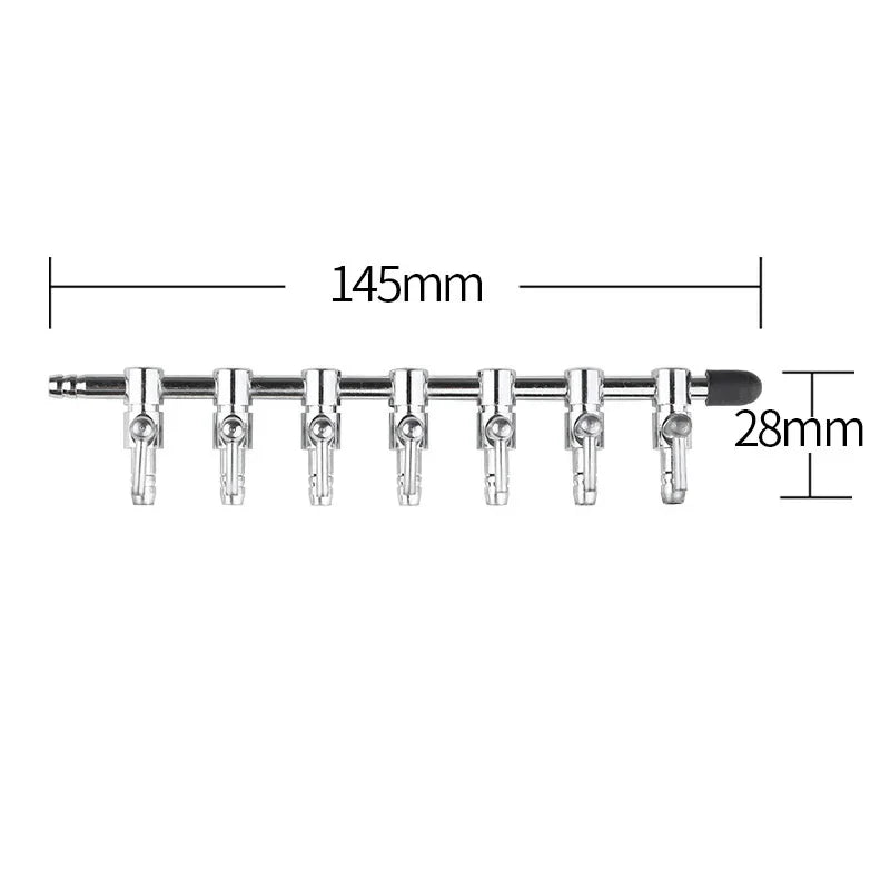 Aquarium 1-8 Way Air Splitter Valve Fish Tank Air Pump Flow Splitter Distributor Pump Valve Tap Lever Control Switch Valve