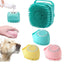 Silicone Dog Bath Massage Gloves Brush Pet Cat Bathroom Cleaning Tool Comb Brush for Dog Can Pour Shampoo Dog Grooming Supplies