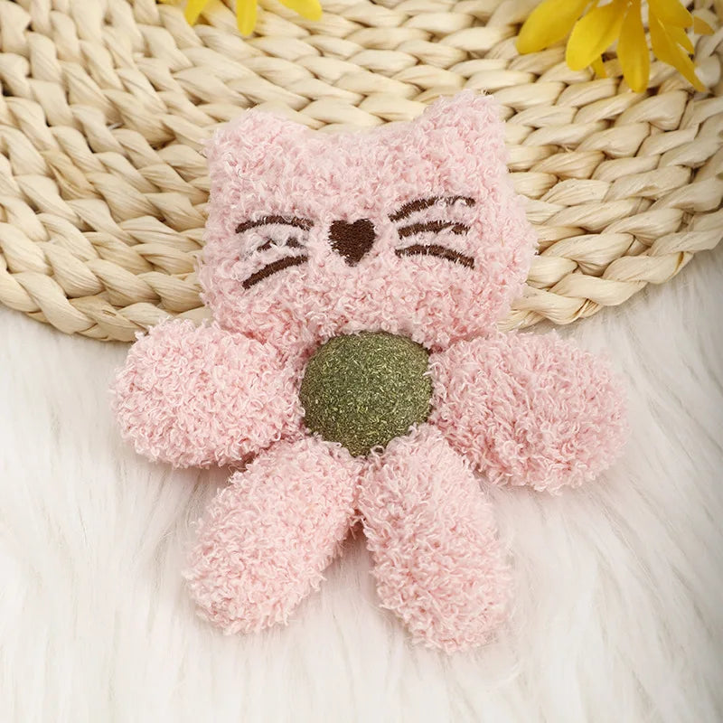 Cat toys filled with cotton and containing catnip balls, animal plush toys that are durable, bite resistant, and fun to play wit