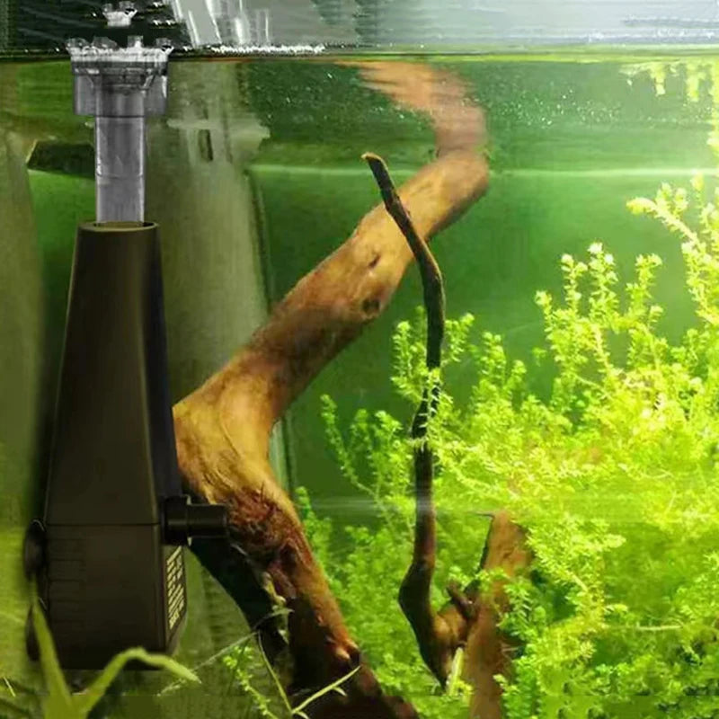 5W Aquarium Surface Oil Skimmer Filter Mute Auto Oil Film Processor Remove Tool for Aquarium Fish Tank Water Filtration 220-240V