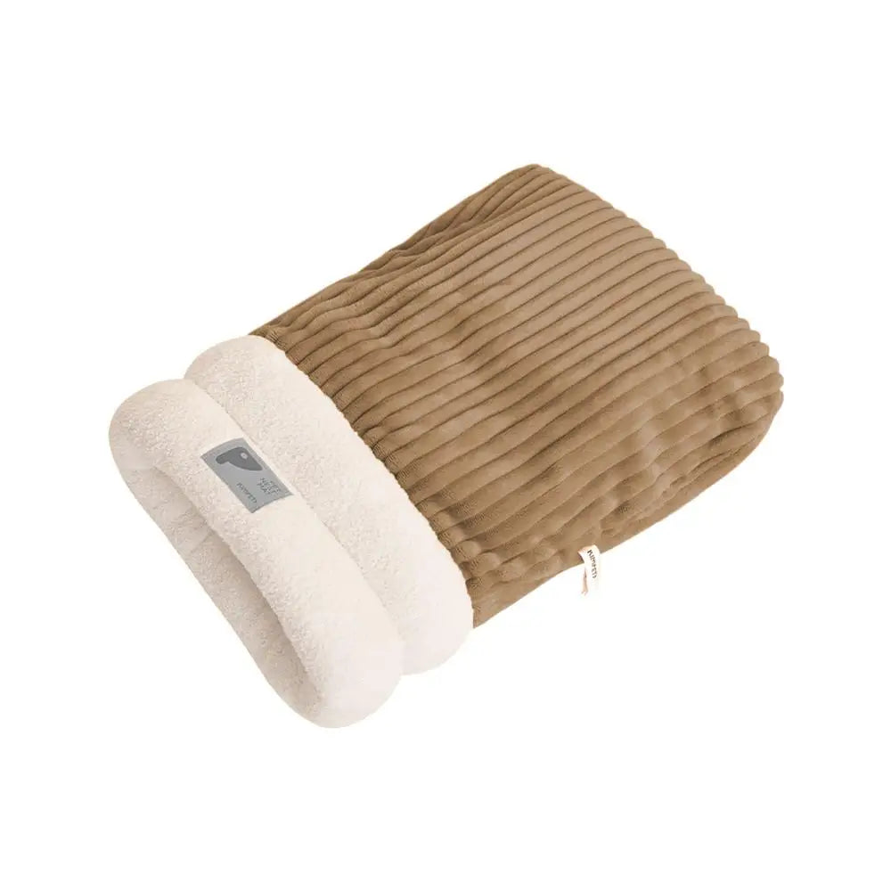 Cat Sleeping Bag Soft Cat Bed Warm Pet Pocket Type Quilt Bed Semi-Enclosed Warming Burrow Cat Bed Dog Bed For Camping