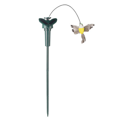 1PCS Realistic Solar Butterfly Bird Outdoor Yard Decor Waterproof Garden Ornaments Simulate Butterfly Circling Handicraft