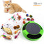 Cat Toys Mouse Shape Balls Foldable Cat Kitten Play Tunnel Chat Funny Cat Tent Mouse Supplies Simulation Fish Cat Accessories