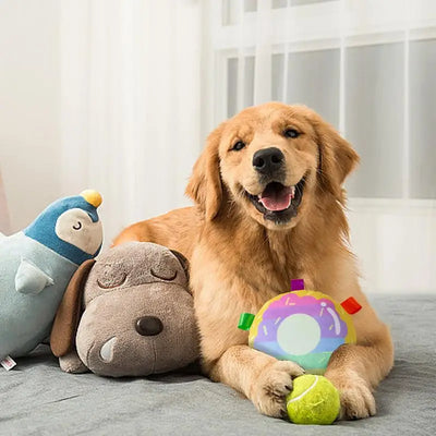 Squeaky Pet Toys Dog Plush Sound Chew Toys Bbiscuit Shape Animal Squeaky Dog Chewing Toy Plush Dog Toys Puppy Chewing Sound Toy