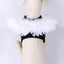 Angel Wings Pet Dogs Accessories Festival Halloween Puppy Costume Clothes Black White Cosplay Jacket Luxury Designer Pet Items