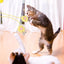 Cat Teaser Wand Kitten Stick Toy Cat Fishing Pole Toy Cat Teaser Toy With Bell And Chrysanthemum Pendant Promotes Cat Exercise