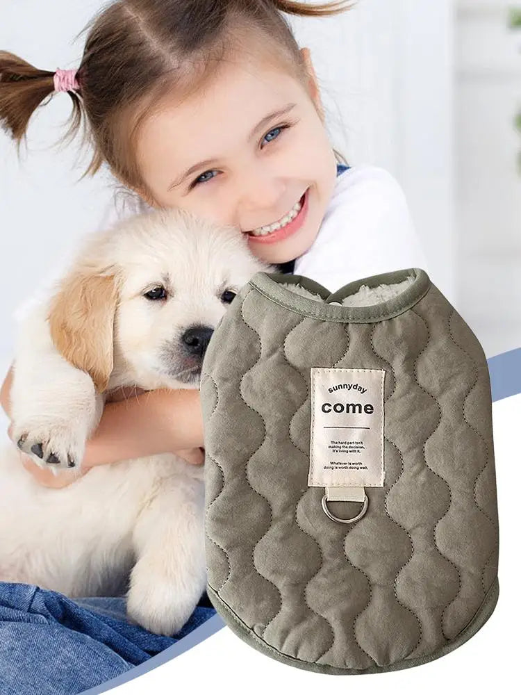 Small Dog Winter Jacket Winter Warm Dog Coat Jacket Warm and thickened pet clothes Small Dog Vest Pet Supplies for Small Dog Cat