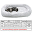 Cross-border explosion human kennel plush human dogbed winter warm sponge dog pad giant dog bed