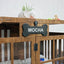 Modern Dog Pet Furniture Wood Crate Pet House Furniture Indoor Dog House Wooden Dog House Crate Pet Fence