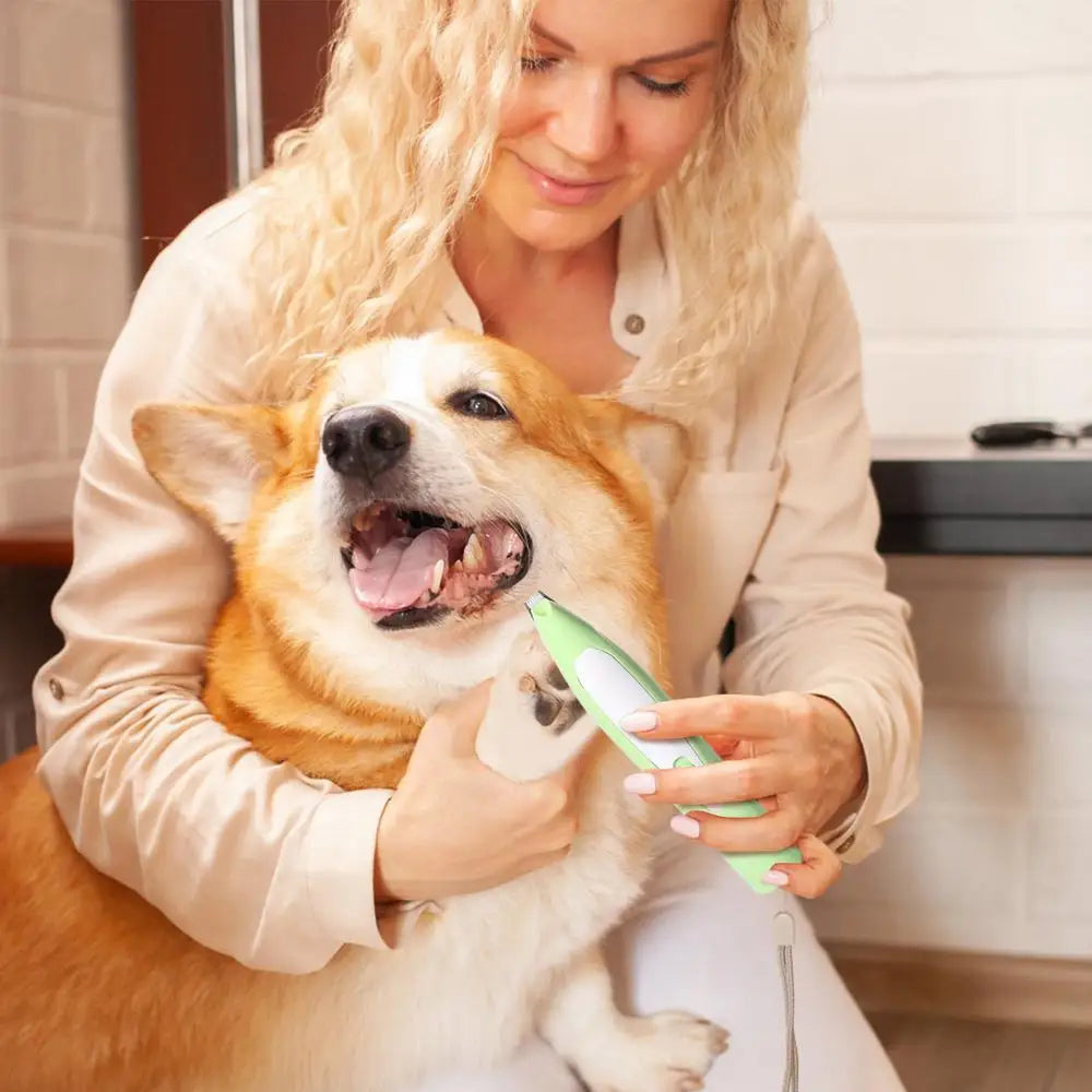 Paw Trimmer For Dogs Dog Paw Pad Trimmer With Led Auxiliary Lighting Noise-Free Led Auxiliary Lighting Paw Pad Trimmer For Cats
