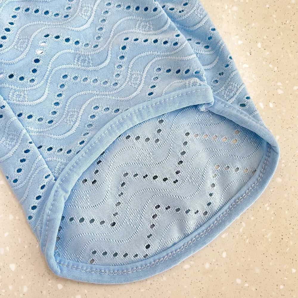 Spring and summer small dog clothing minimalist suspender thin breathable small and medium-sized dog pet cat clothing supplies